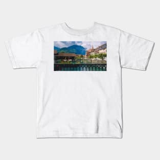 Interlaken Scene Painting Kids T-Shirt